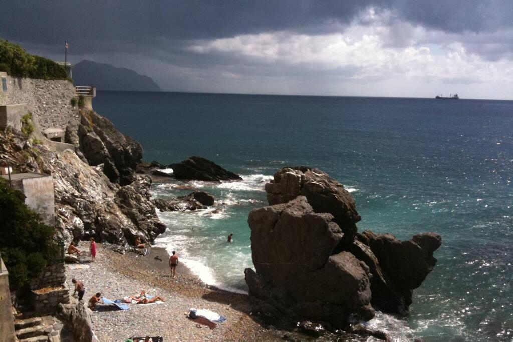 Romantic Sea View Flat in Genova Nervi Exterior foto
