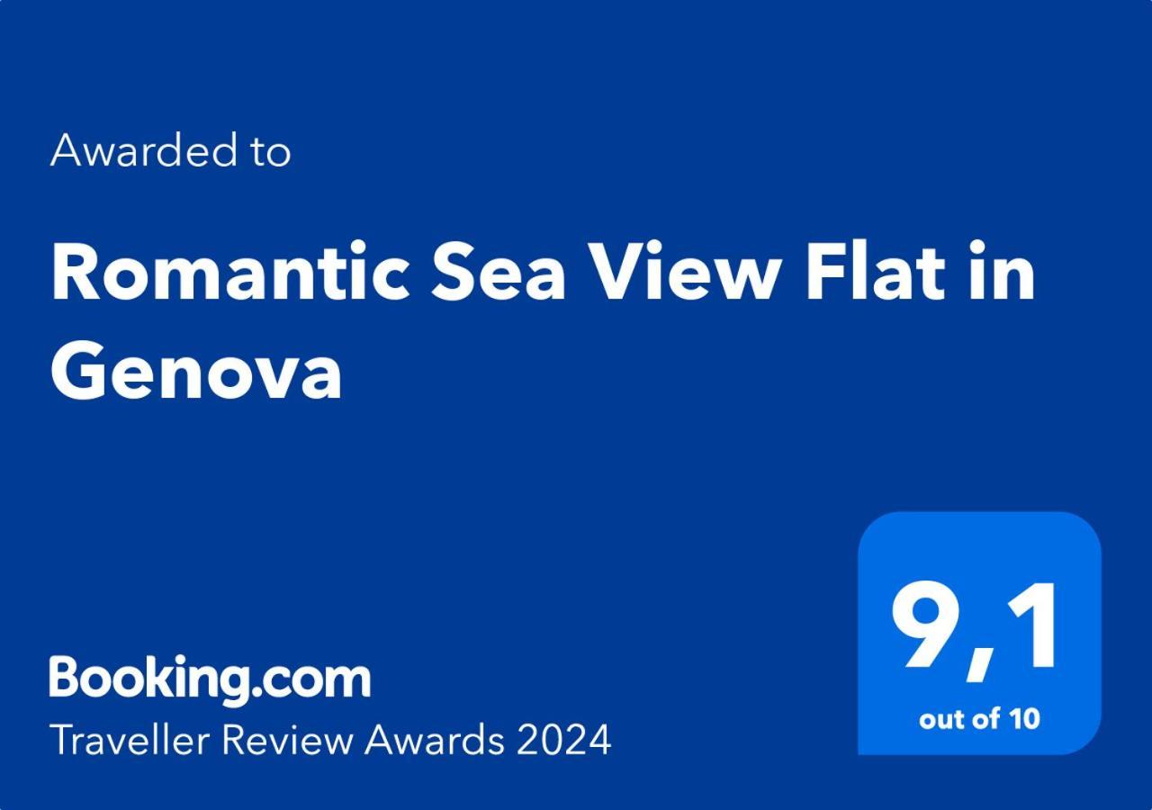 Romantic Sea View Flat in Genova Nervi Exterior foto
